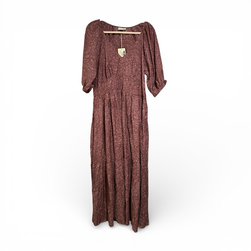 Elegant Women's Maxi Dress in Maroon Universal Threads NWT XL